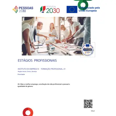 Pessoas 2030: Estágios Profissionais